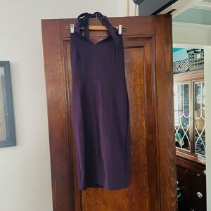Pure Navy Brand Eggplant Halter Dress